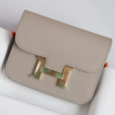 c81 gris tourterelle epsom constance slim with Ghw