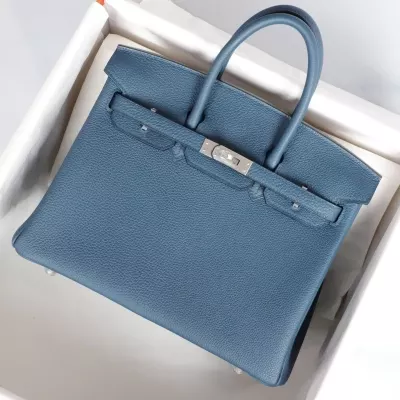 S4 Blue deep togo birkin 25 with phw