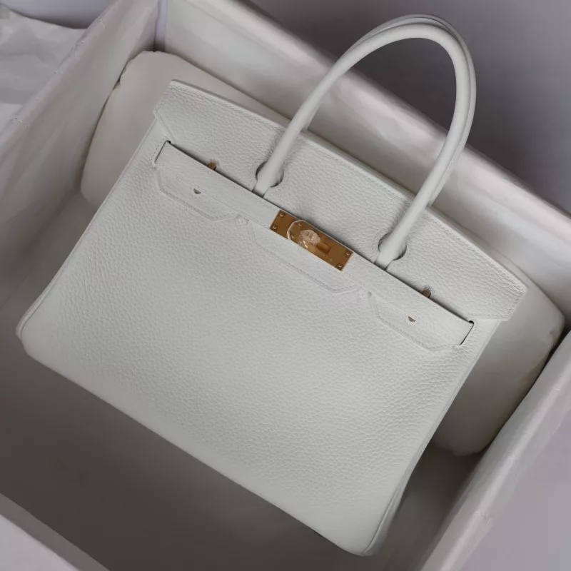 blanc and lime clemence birkin 30 with brushed gold hardware