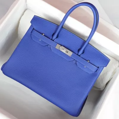 7T BIue EIectric togo and rose pourple interior birkin 30 with phw