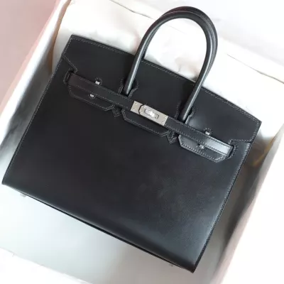CK89 Nior box calf birkin 25 sellier with phw