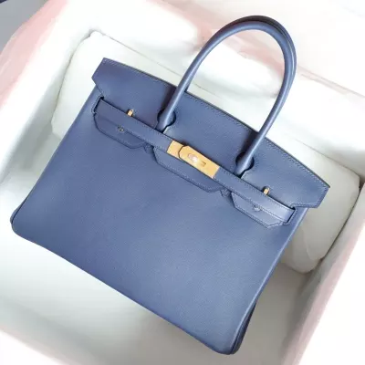 73 Bleu saphir swift birkin 30 with ghw