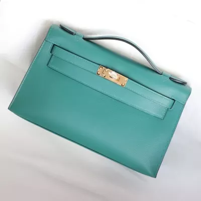 Z6 MaIachite swift kelly pochette with ghw