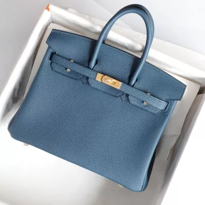 S4 Blue deep togo birkin 25 with ghw