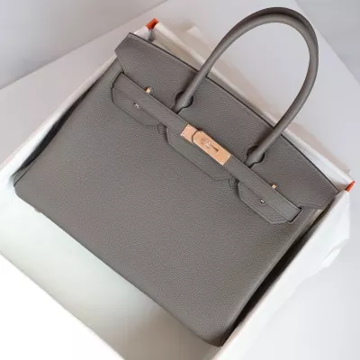8F Etain togo birkin 30 with rose gold hardware