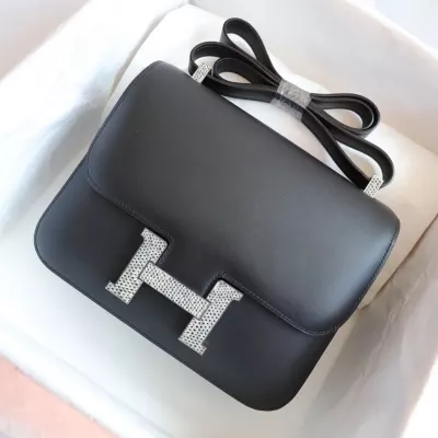 CK89 Nior matte box calf constance 24 with lizard hardware
