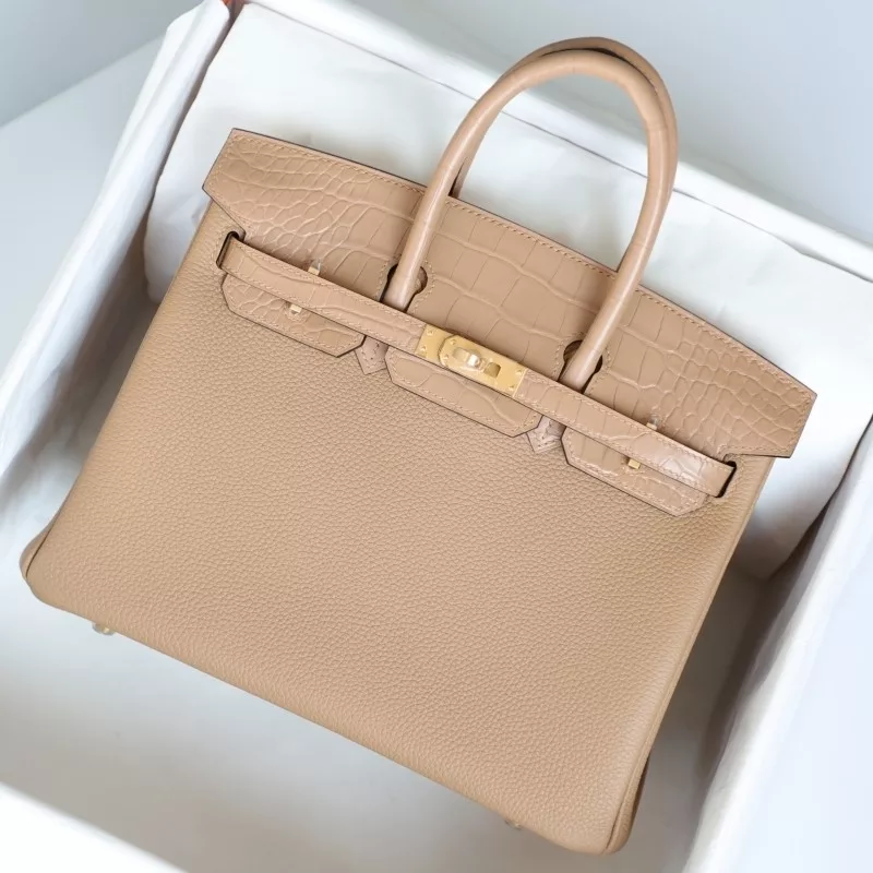 0M Chai matte aligator birkin 25 touch with brushed ghw