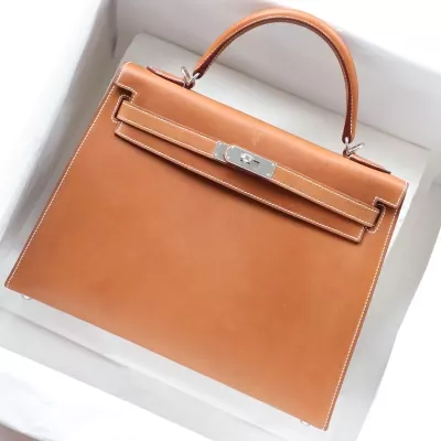 37 gold fauve barenia kelly 32 sellier with phw