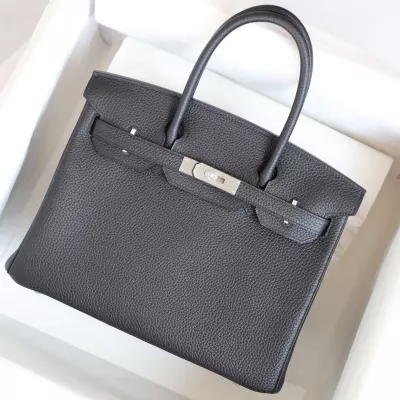 nior togo and 1H Toffee interior birkin 30 with brushed phw