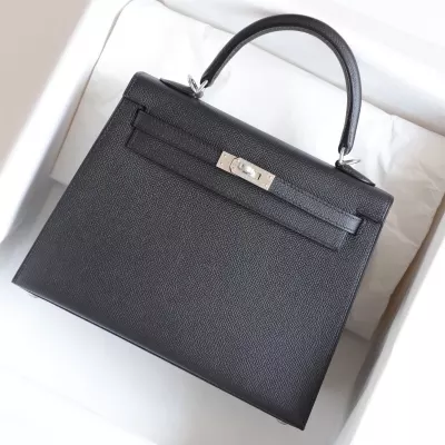 CK89 Nior epsom and Rouge  Coeur interior kelly 25 sellier with phw