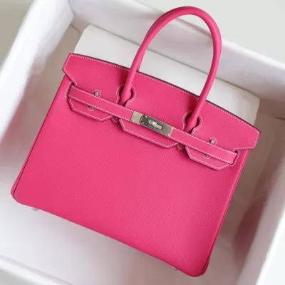 E5 rose tyrien epsom birkin 30 PHW