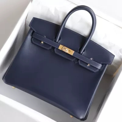 blue sapphire box calf birkin 25 with ghw