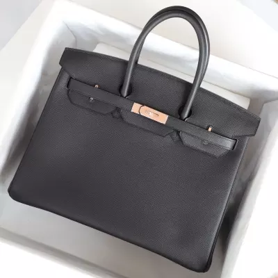 CK89 Nior epsom and Toffee interior birkin 35 with rose gold hardware HSS