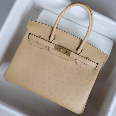 0M Chai KK ostrich birkin 30 with ghw