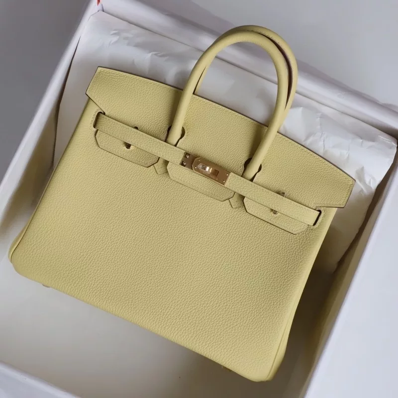 1z jaune pussin togo birkin 25 gold hardware