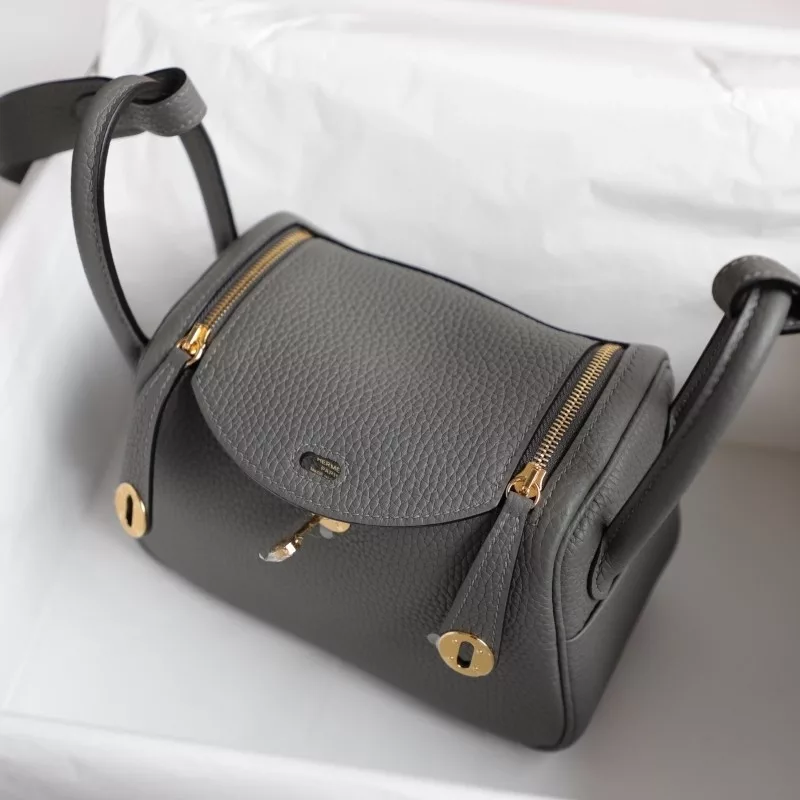 0L Gris Meyer clemence lindy mini with Ghw
