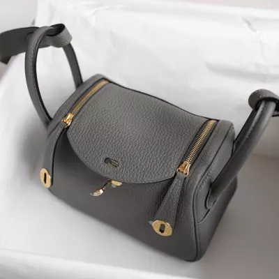 0L Gris Meyer clemence lindy mini with Ghw