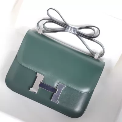 Mirror 67 Vert Fonce box calf constance 24 silver hardware