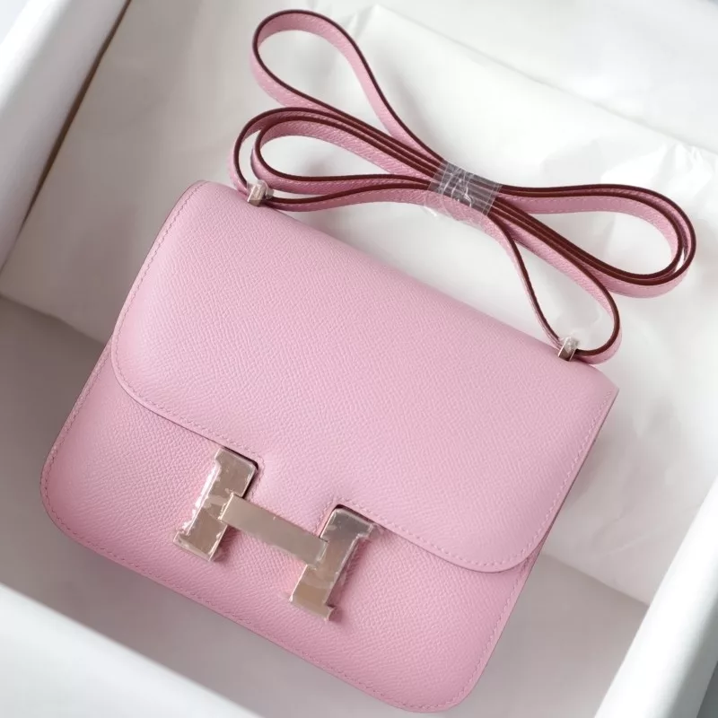 X9 mauve syIvestre epsom constance 19 with rose gold hardware