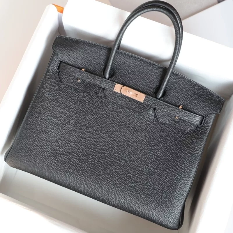 CK89 Nior clemence and rouge H interior birkin 35 with rose gold hardware, HSS