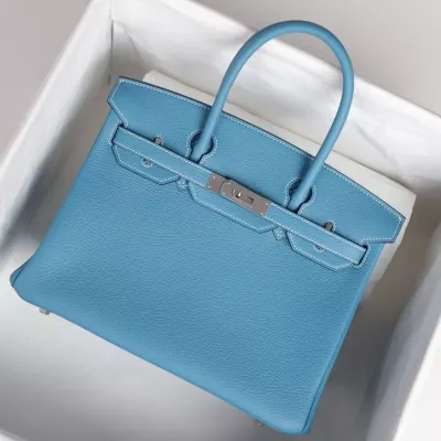 blue jean clemence birkin 30 with phw
