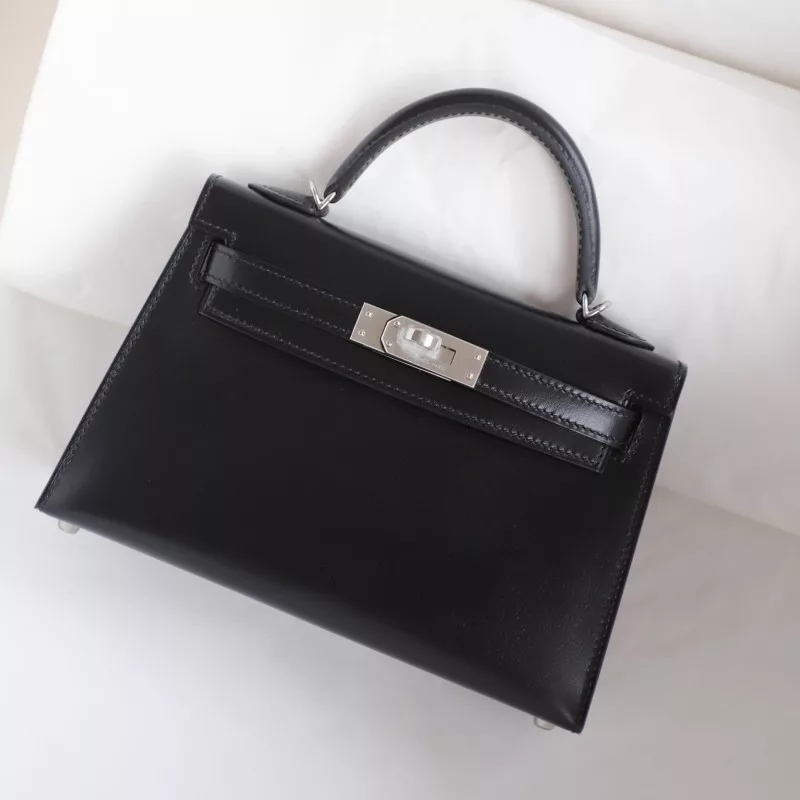 CK89 Nior box calf and rose azalee interior kelly mini II with phw