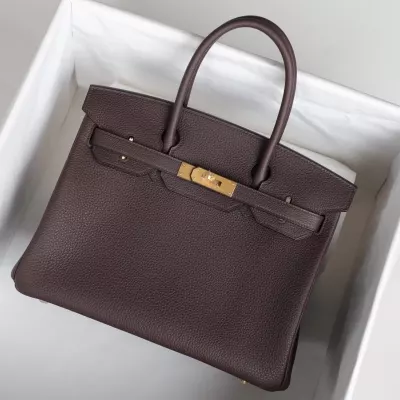 47 ChocoIate togo birkin 30 with ghw