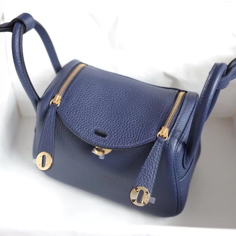 73 blue sapphire Clemence Mini Lindy GHW