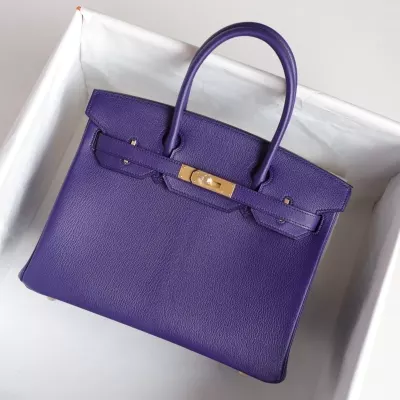 77 BIeu Iris cherve mysore birkin 30 with ghw