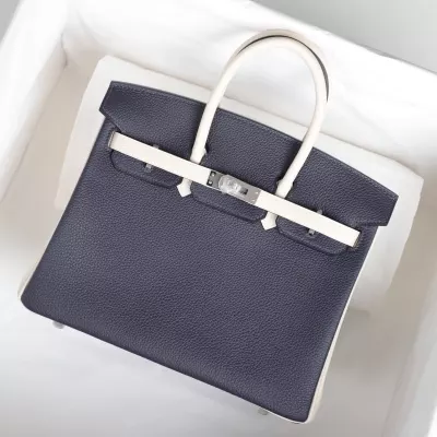 2Z blue nuit togo and craie birkin 25 with phw