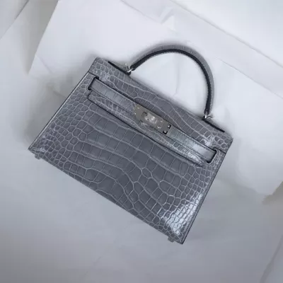 0W Gris Neve Aligator Kelly Mini II With Phw