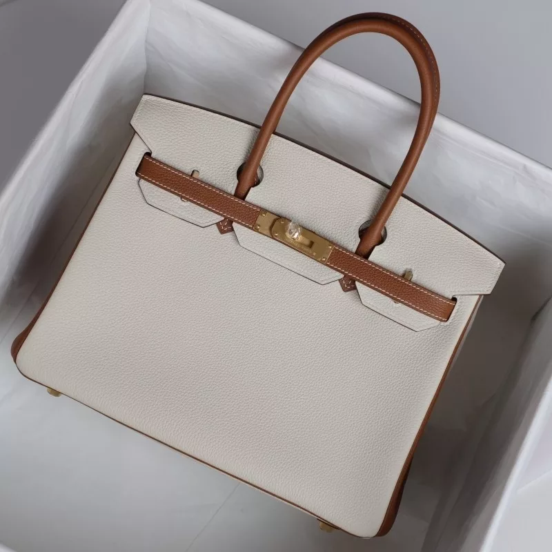 C10 Craie and gold togo birkin 30 with ghw