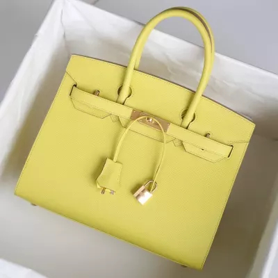 9R Lime Epsom sellier Birkin30 with ghw