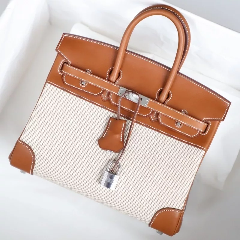 C37 gold barenia toile birkin 25 with phw