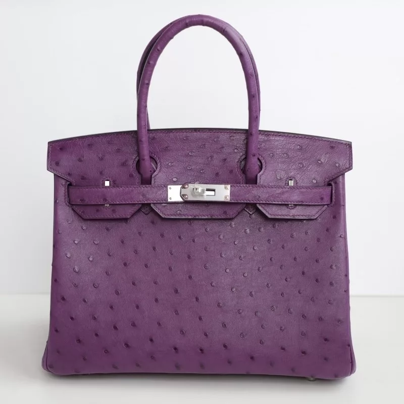 96 VioIet KK ostrich birkin 30 with phw