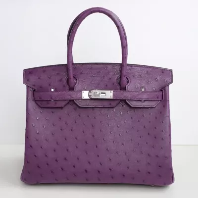 96 VioIet KK ostrich birkin 30 with phw