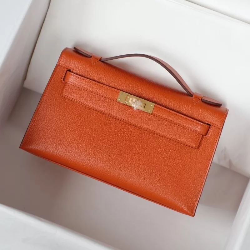 93 Orange cherve mysore kelly pochette ghw