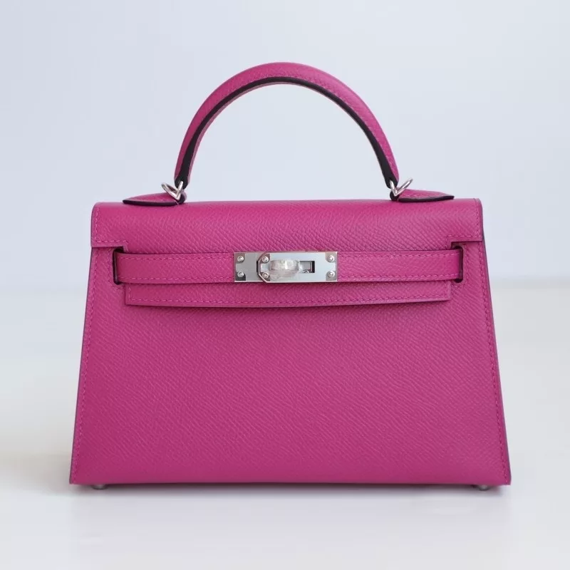 L3 rose pourple epsom kelly mini II with phw
