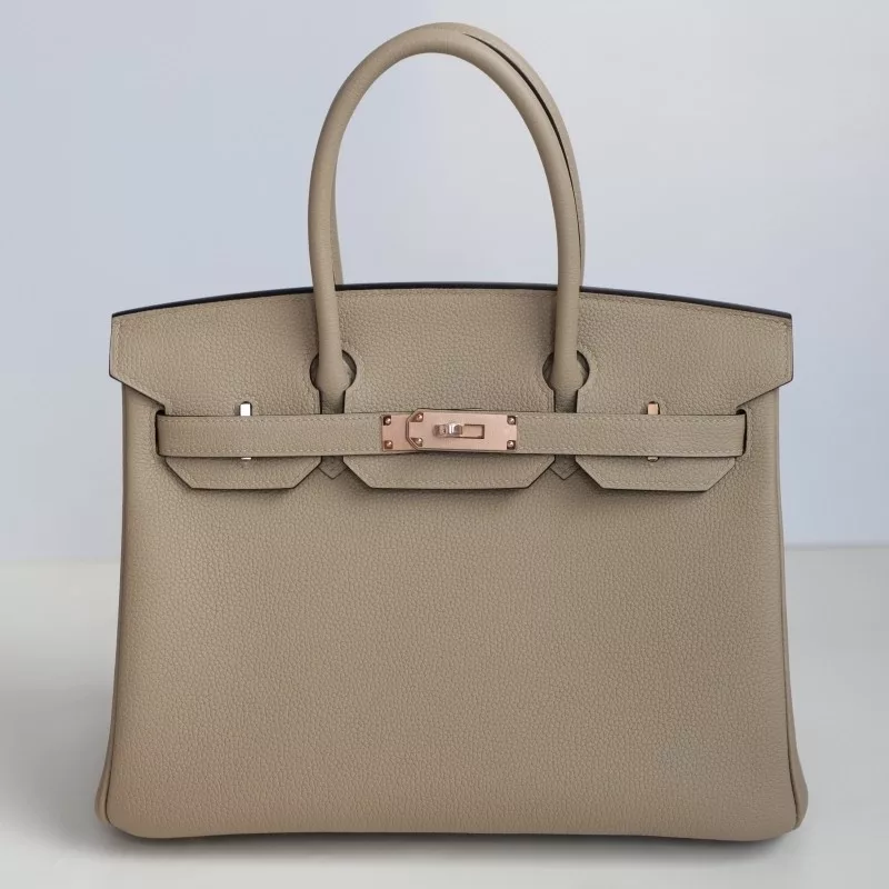 c81 gris tourterelle togo birkin 30 with rose gold hardware