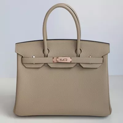 c81 gris tourterelle togo birkin 30 with rose gold hardware