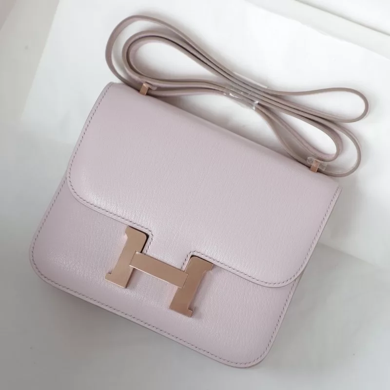 09 Mauve pale cherve constance 19cm with rose gold hardware