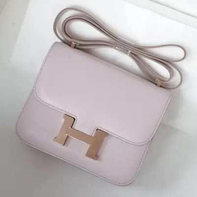 09 Mauve pale cherve constance 19cm with rose gold hardware