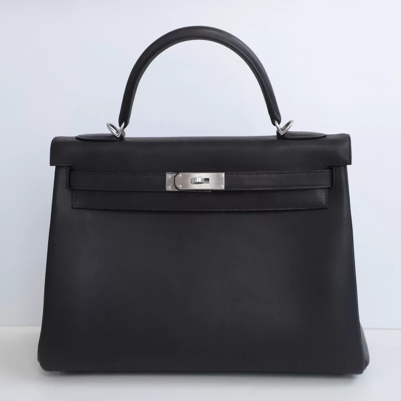 CK89 Nior/Black Smooth Barenia kelly32 with Brushed PHW