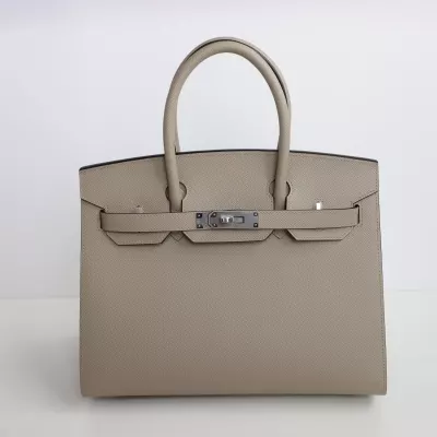 birkin 30 sellier Gris TourtereIIe Epsom with phw