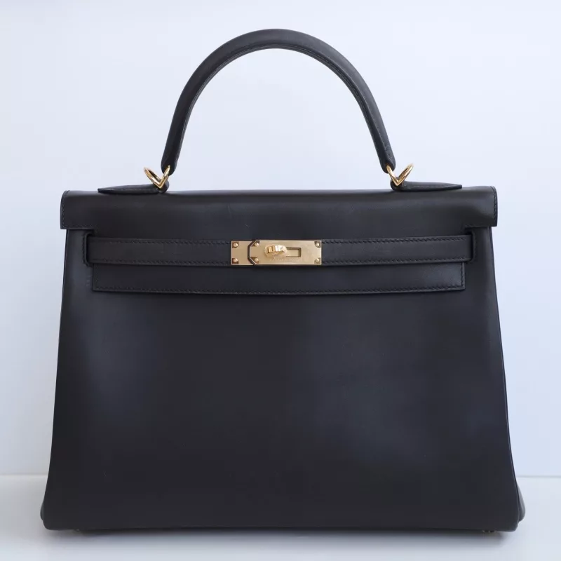 CK89 Nior/Black Smooth Barenia kelly32 with GHW