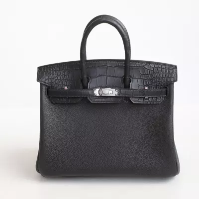 CK89 Nior Togo &amp; Matt Aligator Crocodile Birkin 25 Touch PHW
