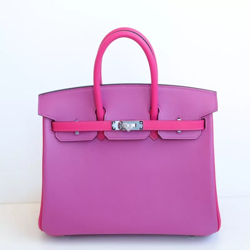 9i magnolia & 0D Rose Mexico Birkin 25 Swift with PHW