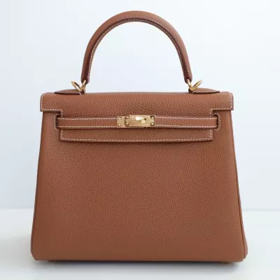 C37 GOLD & 9D Jaune Amber Togo Kelly25 GHW
