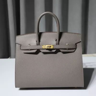 8F Etain Epsom Birkin 25 With brushed GHW
