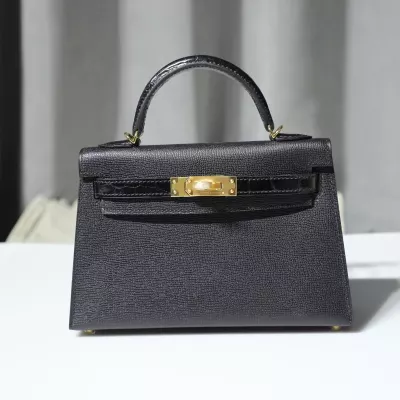 CK89 Nior/Black Madame And Aligator Kelly Mini Touch With GHW